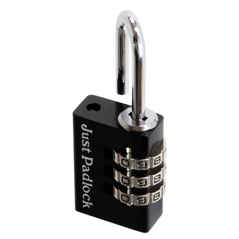 HIT JP-330 Adjustable Number Padlock, JP-330, Black