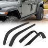 4 PCS Front & Rear Fender Flares Fender Trim Extension
