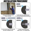 MorningRo 49 Piece Kit - Hurricane Shutter Hardware Hurricane Sidewalk
