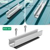 Solar Panel Mount Kit for 2 x Modules, 12 cm