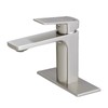 Brushed Nickel Single Handle Bathroom Faucet 1 or 3 Hole