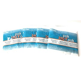 Cryopak Reusable Ice Packs for Lunches - Keeps Food Hot or Cold - Small Size Perfect for Lunch Boxes - Pack of 4 - Great Value