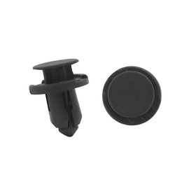 A ABSOPRO 50 Set Car Rivet Bumper Retainer Clip 8 mm Plastic Black