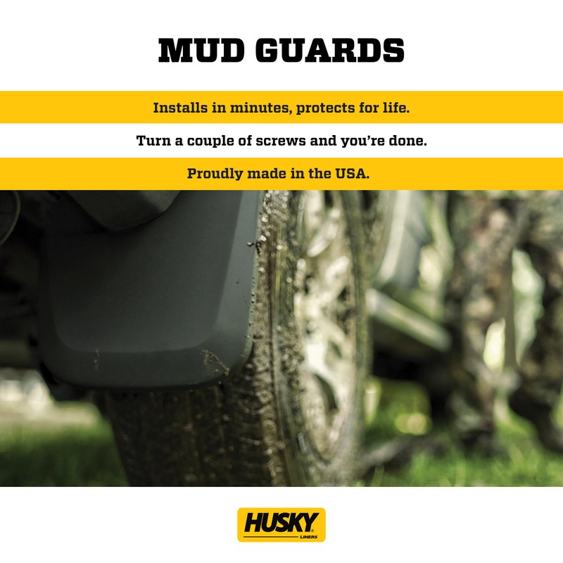 Husky Liners — Front Mud Guards | Fits 2011-2024 Dodge