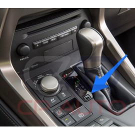 Lexus 15 - 21 LEXUS NX200T NX300H SHIFT LOCK RELEASE BUTTON BLACK CAP COVER TRIM OEM