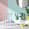 2 Pcs Random Color Three-Sided Soft Hair Toothbrush, Effective Wrap-Around
