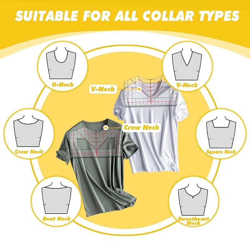 Tshirt Ruler Guide,T Shirt Ruler Alignment Tool for Alignment and