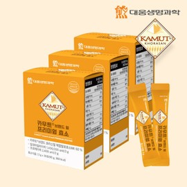 Daewoong Life Science Kamut brand wheat premium enzyme 3 boxes grain fermentation 1.4 million potency value / 카무트  브랜드 밀 프리미엄 효소 3박스 곡물발효 140만역가수치