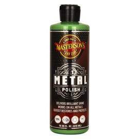 MASTERSON'S CAR CARE MCC_132_16 Metal Polish - Restores and Protects Metal, Chrome, Aluminum, Stainless Steel - Works On Cars, Trucks, Motorcycles, Diamond Plate (16 oz)