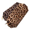 Baluue 2sets Makeup Bags Large Capacity Leopard Print Travel Cosmetic