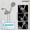 gotonovo 3 Handle Tub Shower Faucet Set, Dual Shower Head