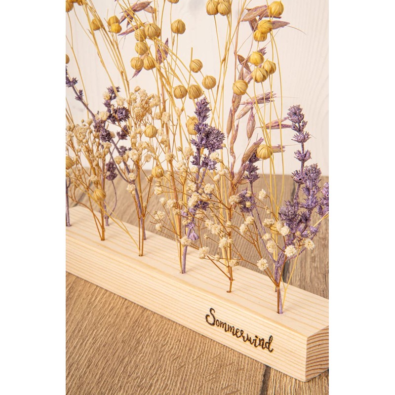 Rayher Wooden strip with 11 holes, FSC 100%, 22.5 x