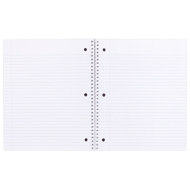 Mead Spiral Notebook, College Ruled, 80 Sheets, 9" x 10-1/2",