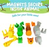 Magnetic Mix or Match Jungle Animals Toy Play Set, 16