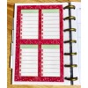 Handmade Christmas Budget Tracker Dashboard for use with the MINI
