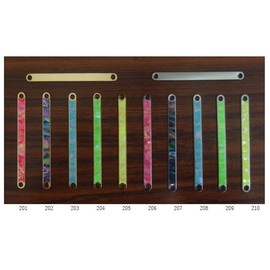 0RECENT Spoon, Guruguru X Abalone, No. 205, Fluorescent Yellow/G, 2.4 inches (60 mm)