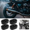 Exhaust Hanger Kit | Shock-Absorbing Double-Hole Exhaust Bracket | Anti-ScratchAutomotive