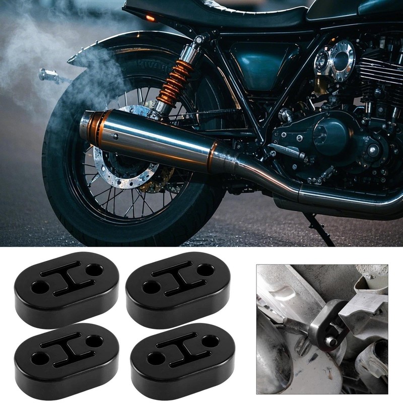 Exhaust Hanger Kit | Shock-Absorbing Double-Hole Exhaust Bracket | Anti-ScratchAutomotive