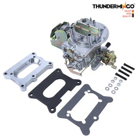 New Carburetor for Ford with Adapter for Rochester Chevy fits for Chervolet GM TBI Intake GMC Truck V6 V8 1987-90 350 454 5.7L 4.3L SBC 2.8L 5.0L 325hp Sierra Silverado Suburban Blazer Model 220