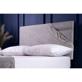 Belledorm Headboard Wrap - Transforms a drab looking Headboard - Luxury Faux Suede (Cloud, Double)