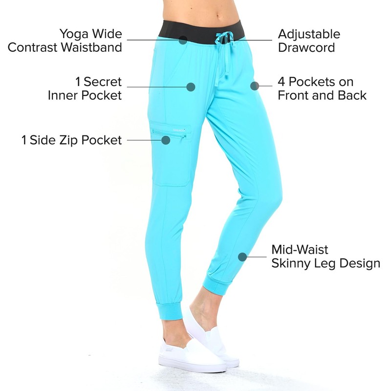 Dagacci - Conjunto de uniformes médicos para mujeres y hombres,