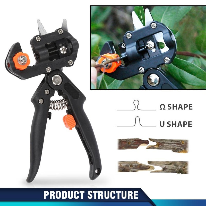 PIT66 2 in 1 Garden Tree Grafting Knife Pruning Pruner
