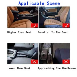 washidai Seat Gap Filler, Console Organizer, Car Pocket, Seat Catcher, Seat Crevice Storage Box (Black)