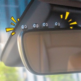 Mevodeata 20 Pcs Cute Soot Sprite Car Decor Car Rearview Mirror Accessories - Cute Decor for Car Home and Office Gifts