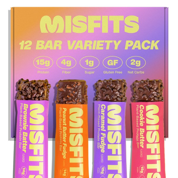 Misfits Vegan Protein Bars - Updated Gluten Free Recipe |