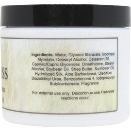 Eclectic Lady Dune Grass Satin and Silk Cream, Body Cream, Body Lotion, 2 oz - Shea Butter, Aloe, Silk Amino Acids, Vitamin E, Phthalate-Free, Handcrafted in USA - Perfect For Women