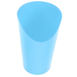 Beaupretty Nosey Cups Cut Out Drinking Cup Dysphagia Cup Hospital Cup for Adults Elderly Disabled Hospital Patients Blue
