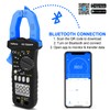 Bluetooth Clamp Multimeter, Kethvoz TRMS 6000 Counts Pliers Multi Tester,