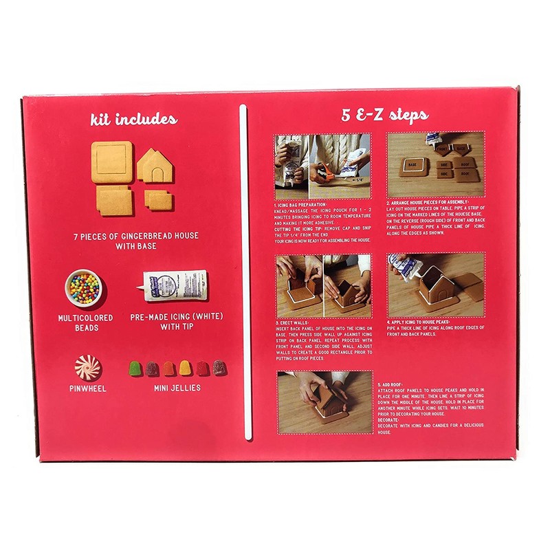 Create-A-Treat E-Z Build Medium Gingerbread House Kit