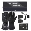 Cold Weather Winter Electric Glove Finger Heating Adjustable Temperature Touchscreen