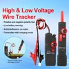 GAMWATER Underground Wire Locator, Wire Tracer with Earphone, Anti-Interference Buried