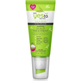 Yes To Tea Tree Scalp Treatment, Soothing Formula To Remove Build Up, Leaving Scalp Cleansed & Calm, With Tea Tree, Witch Hazel, Apple Cider Vinegar & Sage Oil, Natural, Vegan & Cruelty Free, 3 Fl Oz