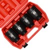 MIXPOWER 1/2-Inch Drive Deep Impact Socket Set, Inch, Cr-Mo, 6