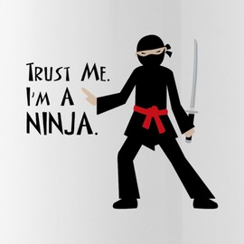 CafePress Trust Me, Im A Ninja Water Bottle 1.0L (34 oz) Stainless Steel Water Bottle