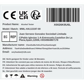 tlidfgeo Alkoholtester Polizeigenau, Professioneller Alkoholmessger?t mit Digitaler Blauer LCD-Anzeige, Promillemessger?t mit USB-Akku, Tragbarer Atemalkoholtester fr Pers?nliche und Berufliche Nutzung