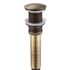 Flybath - llave de lavabo de latón envejecido, para baño,