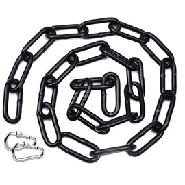 Barrier Chain Black – Steel Chain Barrier Chain – Diameter 5 mm – 2 Metres