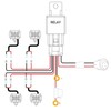 Nilight - ZH416 4PCS 4Inch 60W Triple Row Flood Spot