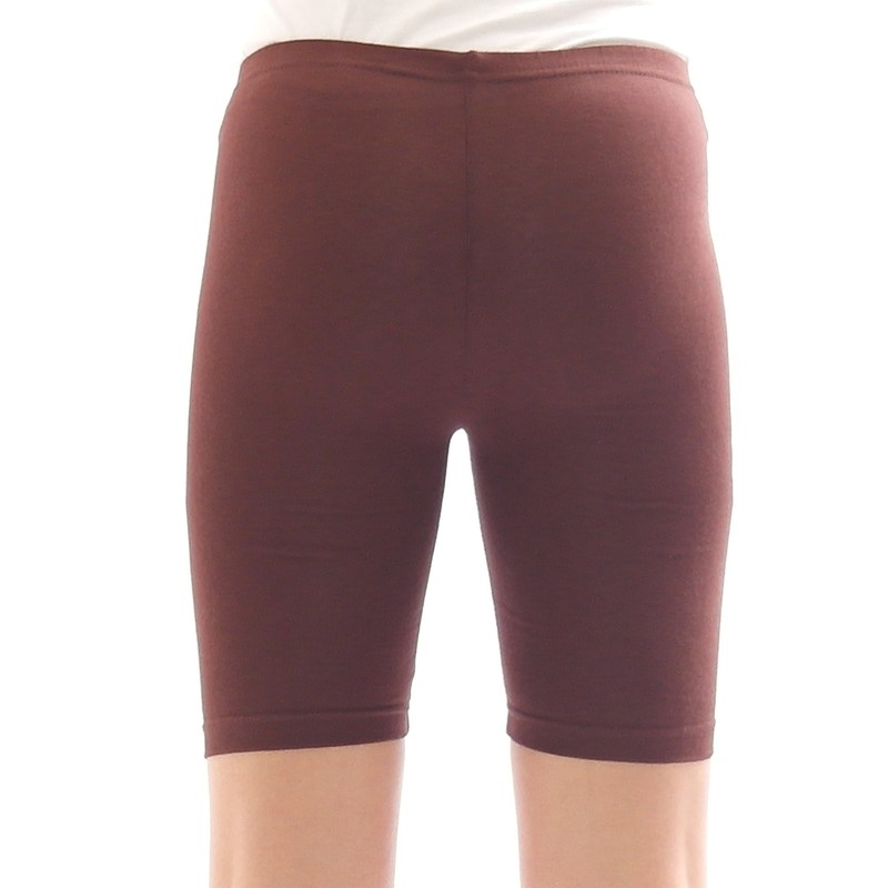 yeset Girls' Slim Plain Shorts Black Black