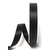 s.dekoda Satin Ribbon 25 m x 15 mm Black Decorative