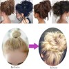 KARLOR Hairpiece with Elastic Band, Messy Bun Hairpiece, Straight, with
