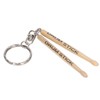 Mini Drum Sticks Keychain Wooden Decoration Accessory Percussion 2 Drumstick