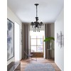 LaLuLa Black Chandelier Small Crystal Chandelier Lighting Mini Acrylic Chandeliers