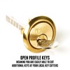 UK Security Supplies, Replacement Locking Rim Cylinder Lock, Supplied with