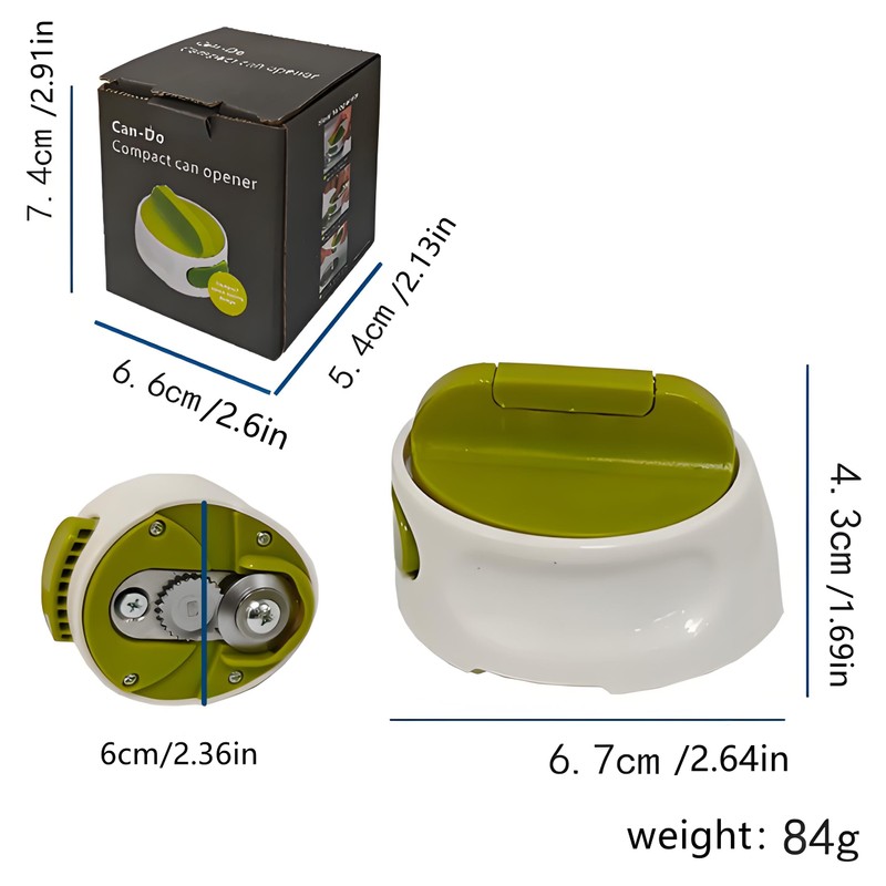 Multi-Function Manual Rotating Can Opener & Bottle Opener ，Tin Opener