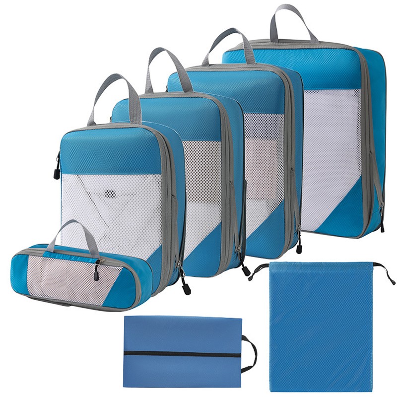 1 Set Compression Packing Cubes Compressible Travel Packing Organizer for